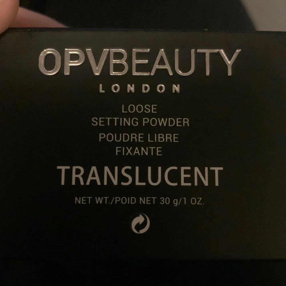 OPVBeauty London Translucent Loose Setting Powder NIB